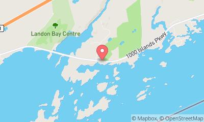 map, 1000 Islands Camping Resort