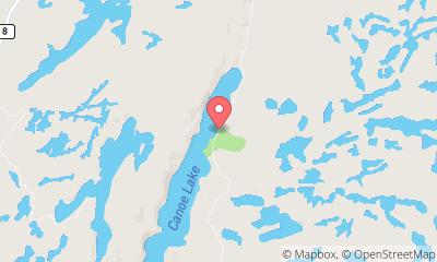 map, Canoe Lake Campground