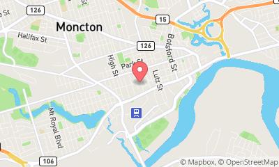 map, Atlantic Ballet Theatre of Canada