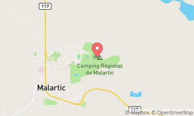 map, Camping Regional De Malartic