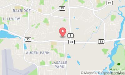 map, Arabesque Academy of Dance