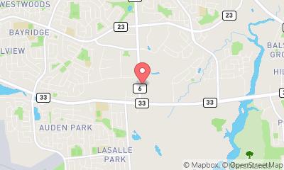 map, Frontenac Pools