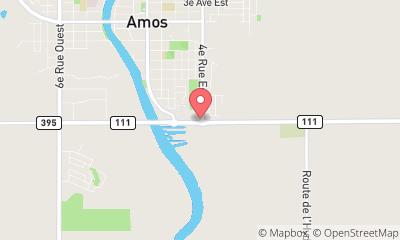 map, Office of inform. Tourist House Amos Tourism