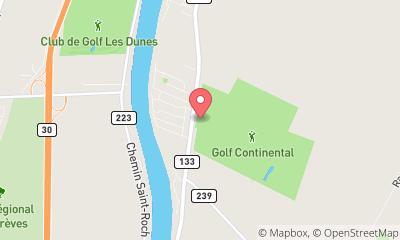 map, Golf Continental