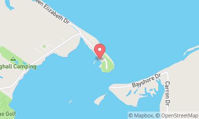 map, Bathurst Marina Inc.