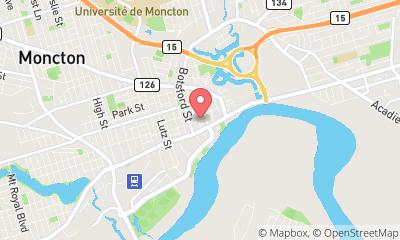 map, Canvas Moncton, Tapestry Collection by Hilton