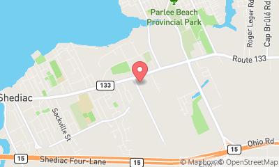 map, Gaudet Chalets & Motel