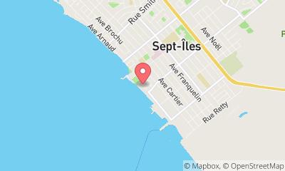 map, Hôtel Sept-Îles