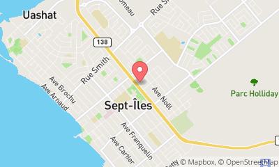 map, Salle de Spectacle de Sept-Iles Inc (Corporation de la)