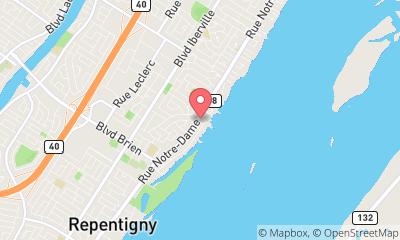 map, Club Voyages Repentigny