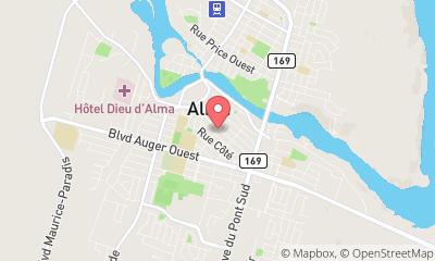 map, Clinique santé chiropratique d'Alma