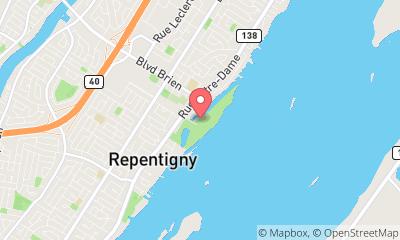 map, Parc de l'Île-Lebel