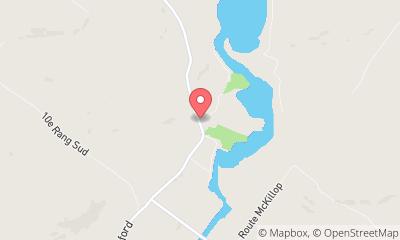 map, Camping des Bois Francs Inc