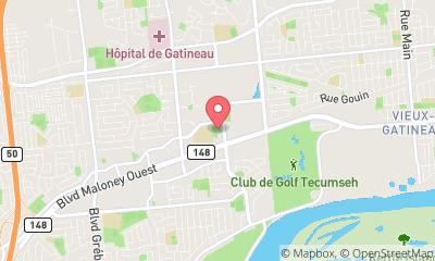 map, Centre Sportif de Gatineau