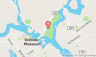 map, Parc régional des Grandes-Rivières du lac Saint-Jean - secteur Pointe-des-Pères