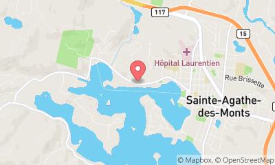 map, Auberge de la Tour du Lac