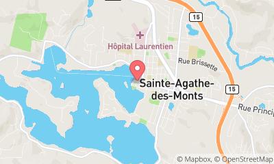 map, Restaurant & Auberge Chez Girard