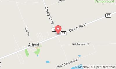 map, Piscines Campbell Pools - Alfred