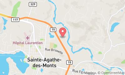 map, Microbrasserie La Veillée