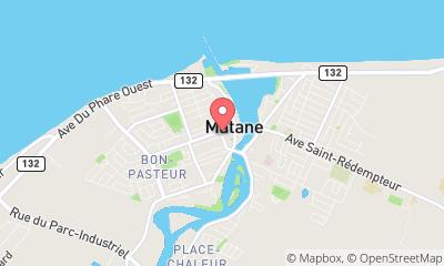 map, Caisse Desjardins de La Matanie