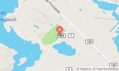 map, Club de Golf St-Donat