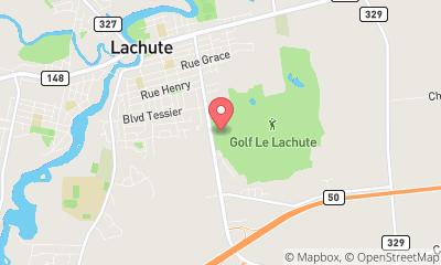 map, Club de golf Lachute