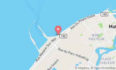 map, Hotel-Motel Belle Plage