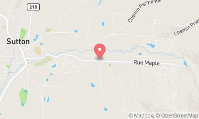 map, Auberge des Appalaches