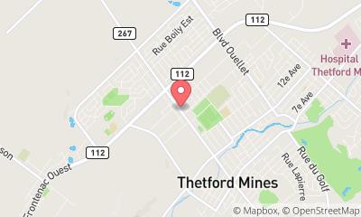 map, SONXPLUS - Thetford Mines