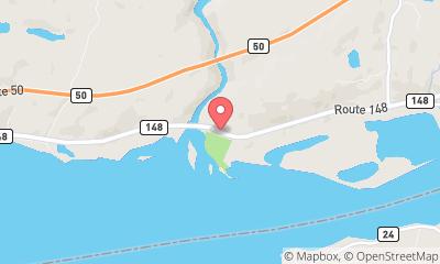 map, Camping Des Chutes De La Rouge