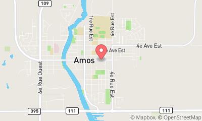 map, Bibliothèque et Centre d'Exposition d'Amos