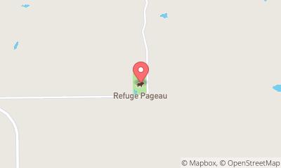 map, Refuge Pageau