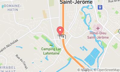 map, Super 8 by Wyndham St-Jerome