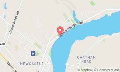 map, Doiron Outfitters Miramichi