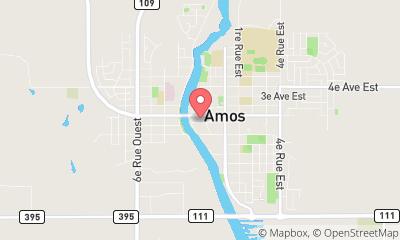 map, Hôtel des Eskers d'Amos