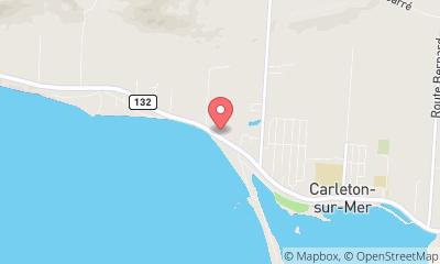 map, Hostellerie Baie Bleue - Centre des congrès de la Gaspésie - Pub St-Joseph