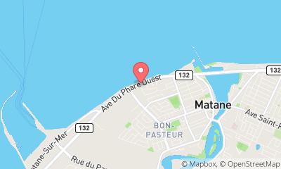 map, Poissonnerie du Phare Ouest Inc
